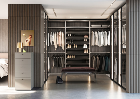ALEA dressing room | Walk-in wardrobes | Kettnaker