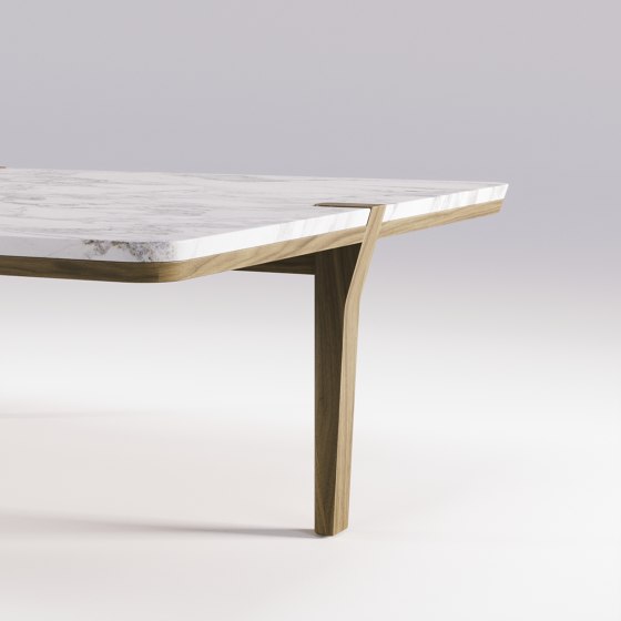 Corner Rectangular Table | Couchtische | Wewood
