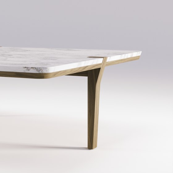 Corner Rectangular Table | Tavolini bassi | Wewood