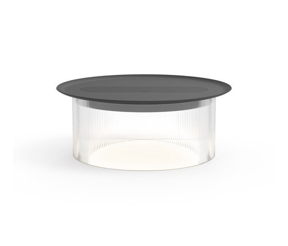 Carousel Small Table Clear Base 12 Black Tray | Luminaires de table | Pablo
