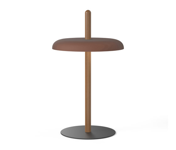 Nivel Table Walnut with Espresso Shade | Table lights | Pablo