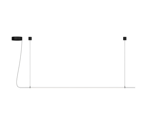 T.O. Pendant Matte Light Grey with Graphite Webbing | Suspended lights | Pablo