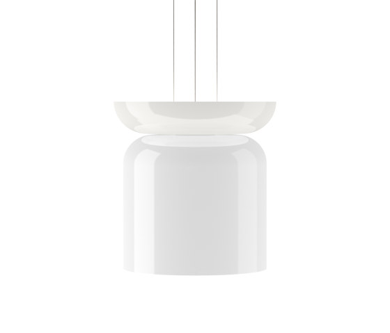 Totem Up and Down Light Opal Glass Shades  (A/D) | Suspended lights | Pablo
