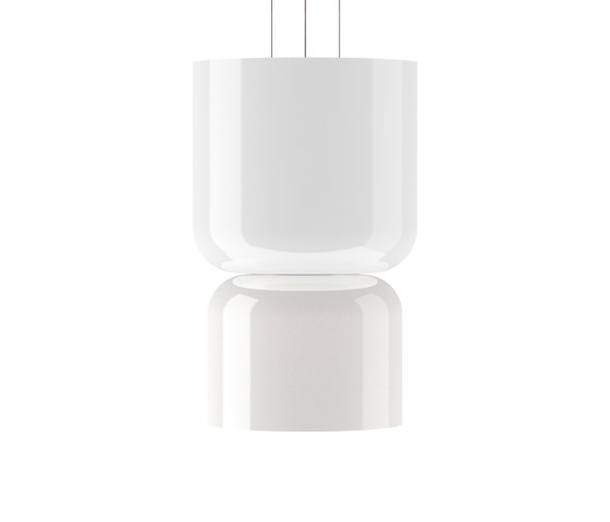 Totem Up and Down Light Opal Glass Shades  (B/A) | Suspensions | Pablo