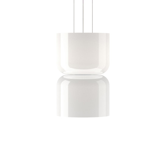 Totem Up and Down Light Opal Glass Shades  (B/B) | Suspended lights | Pablo