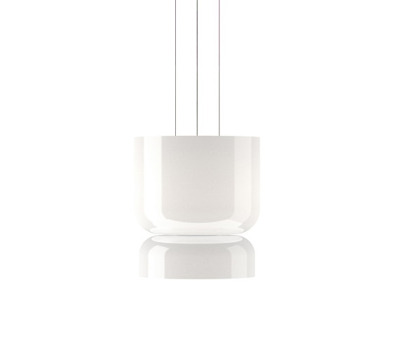 Totem Up and Down Light Opal Glass Shades  (C/B) | Suspended lights | Pablo