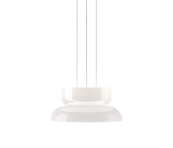 Totem Up and Down Light Opal Glass Shades  (D/C) | Suspended lights | Pablo