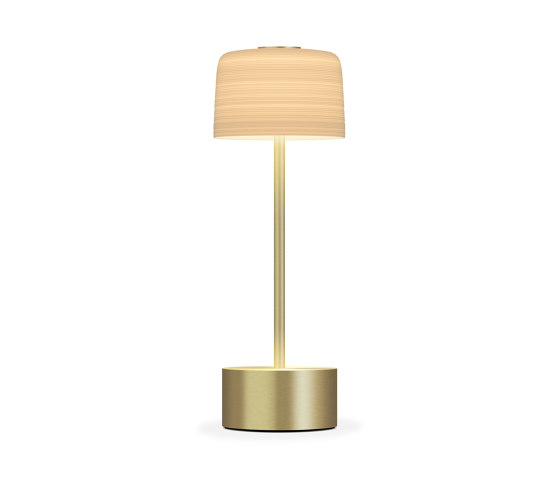 Hemisphere Lamp Natural Brass | Lámparas de sobremesa | Voltra Lighting