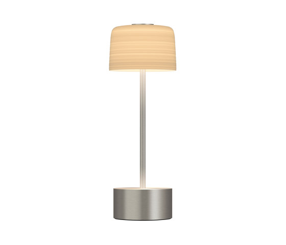 Hemisphere Lamp Satin Nickel | Luminaires de table | Voltra Lighting