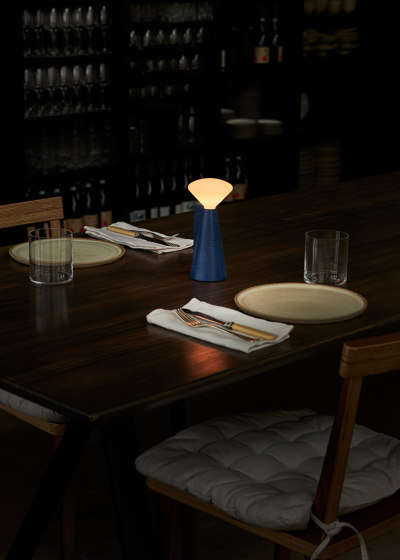 Mantle Portable Lamp in Cobalt Blue | Table lights | Tala