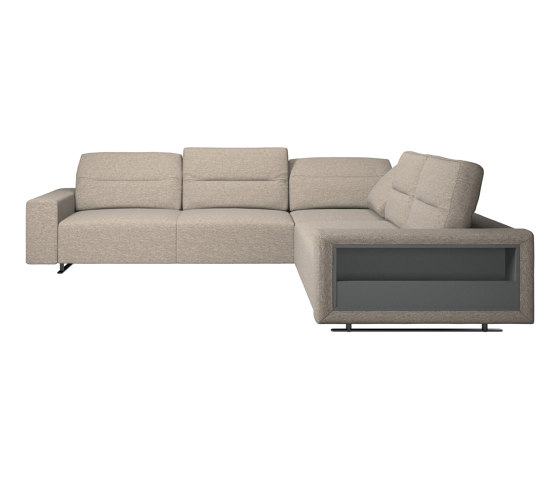 Hampton corner sofa with adjustable backrest and storage space AR00 | Sofas | BoConcept