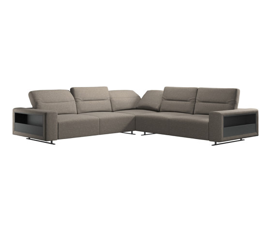 Hampton corner sofa with adjustable backrest and storage space AR00 | Sofas | BoConcept
