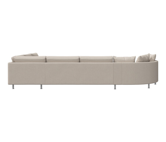 Indivi corner sofa with a round lounge module SS33 | Sofas | BoConcept
