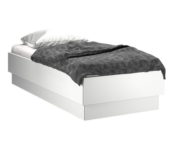 Lugano Bed with slatted frame and storage compartment under the fold-up lying surface CLW0 | Beds | BoConcept