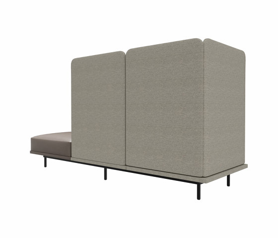 Toulouse 2 seater with pouf | Sofas | BoConcept