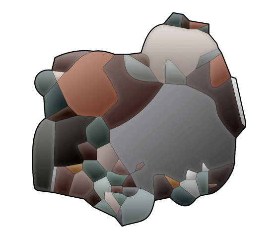 Pebbles | PE3.01 | 300 x 300 cm | Tapis / Tapis de designers | YO2