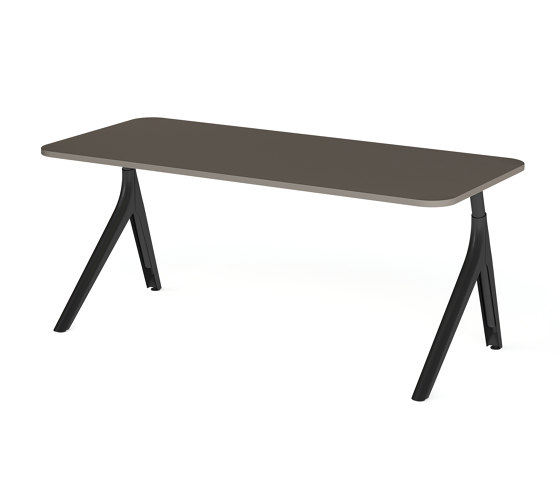 furniloop rectangular table with asymmetrical frame | Scrivanie | Wiesner-Hager