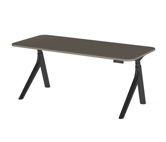 furniloop rectangular table with asymmetrical frame | Scrivanie | Wiesner-Hager