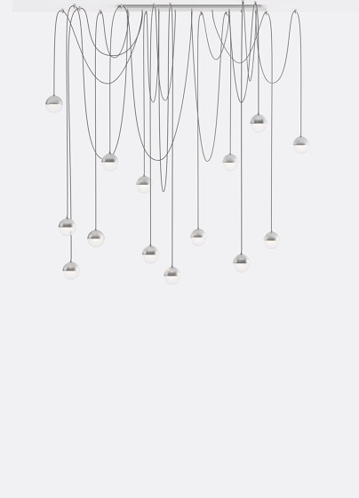 Willow 14 - Clear Drizzle | Suspended lights | Shakuff