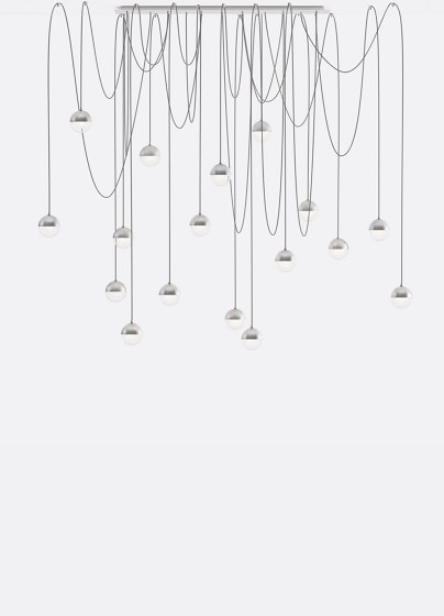 Willow 17 - Clear Drizzle | Suspended lights | Shakuff