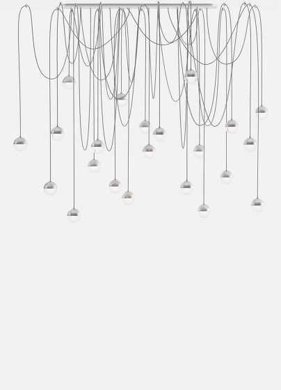 Willow 22 - Clear Drizzle | Suspended lights | Shakuff