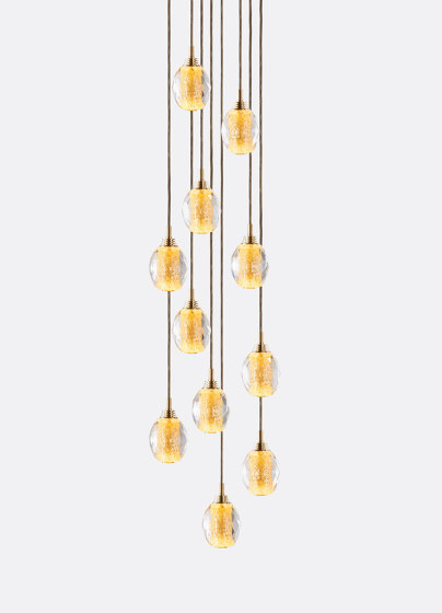 Honeycomb 11 - Gold Leaf | Suspended lights | Shakuff