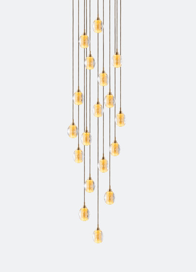 Honeycomb 18 - Gold Leaf | Suspended lights | Shakuff