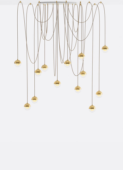 Willow 13 - Gold Drizzle | Suspended lights | Shakuff