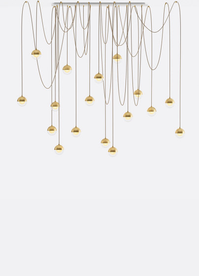 Willow 17  - Gold Drizzle | Suspended lights | Shakuff