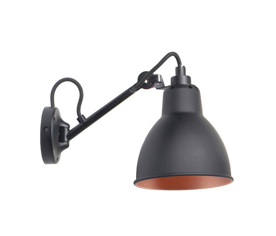 LAMPE GRAS | N°104 SW, 
black-copper | Wall lights | DCW éditions