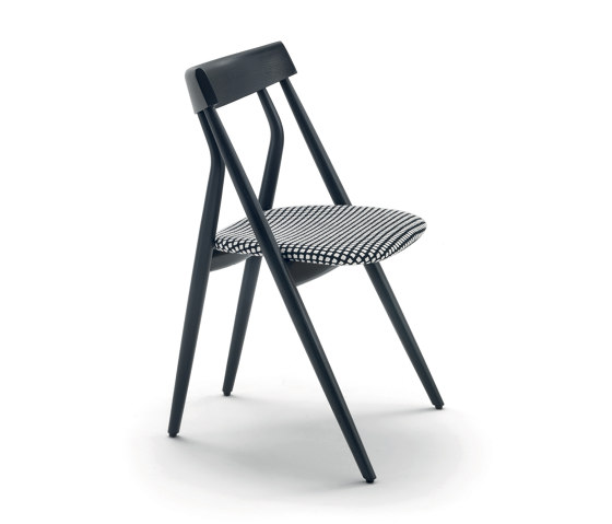 Lizzy Chair - Upholstered Seat Version | Sillas | ARFLEX