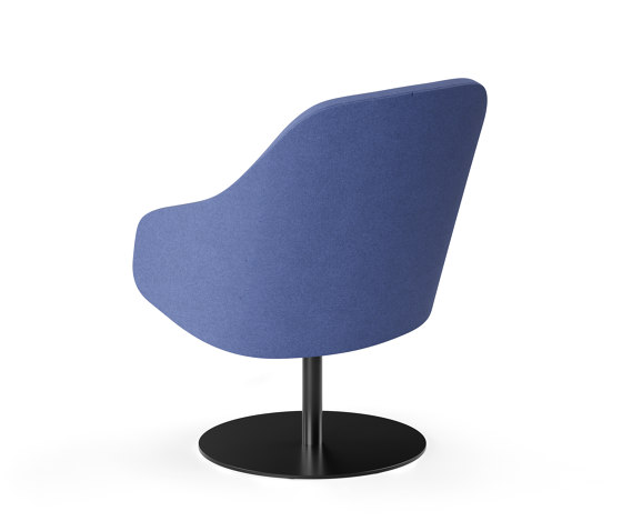Sola Grande easy chair with disc base and armrests | Sillas | Martela