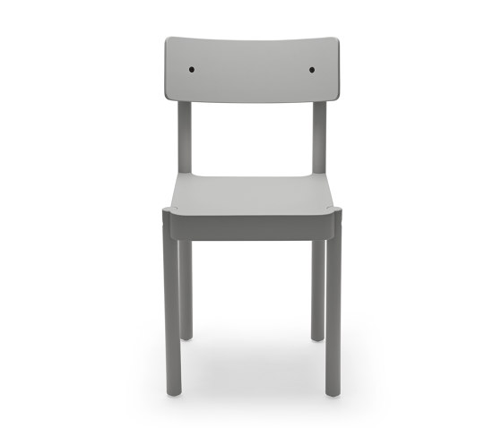 Einser | Stuhl, RAL 7042 traffic grey A / RAL 7037 dusty grey | Chairs | Magazin®