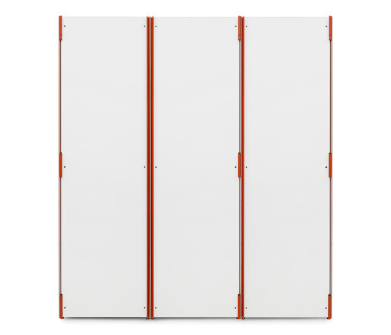 P100 | Cabinet, White / RAL 2001 red orange | Armadi | Magazin®