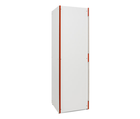 P100 | Cabinet, White / RAL 2001 red orange | Armadi | Magazin®