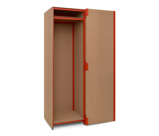 P100 | Cabinet, Nature / RAL 2001 red orange | Cabinets | Magazin®