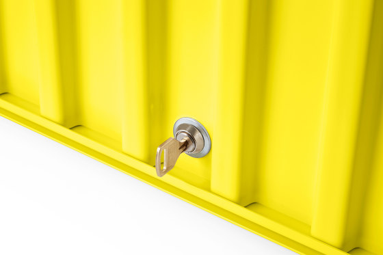 DS | Container - with lock, sulfur yellow RAL 1016 | Aparadores | Magazin®