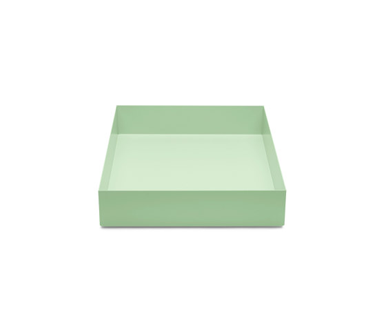 Stapler | Falter, Filing Tray, pastel green RAL 6019 | Portaobjetos | Magazin®