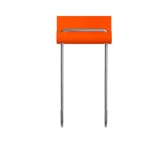 Louis | Over-the-door hook 20, luminous orange RAL 2005 | Single hooks | Magazin®