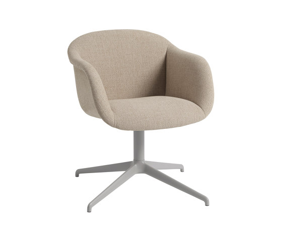 Fiber Soft Armchair / Swivel Base w. Return | Chairs | Muuto