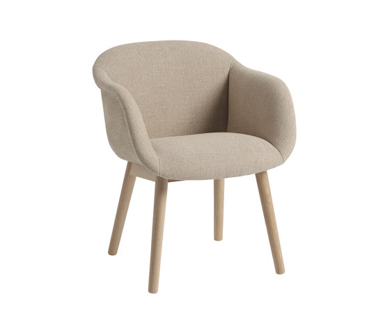 Fiber Soft Armchair / Wood Base | Sedie | Muuto