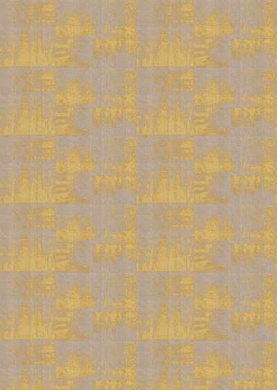 Lin Plâtré | De l'or en plaques RM 1047 92 | Revêtements muraux / papiers peint | Elitis