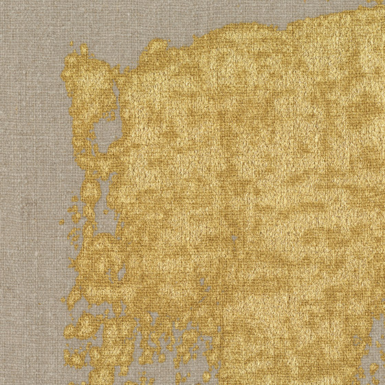 Lin Plâtré | De l'or en plaques RM 1047 92 | Carta parati / tappezzeria | Elitis