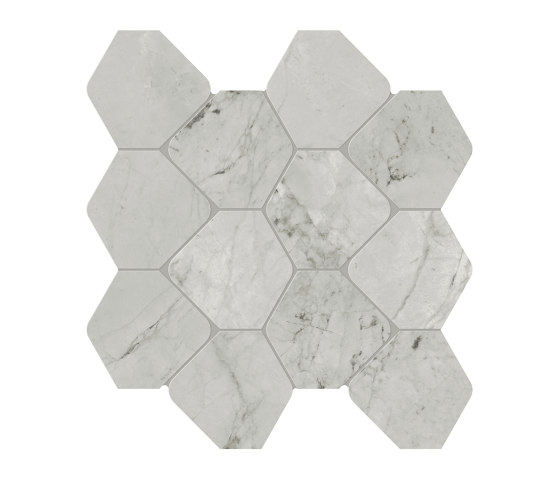 Scultorea | Tessere Rombo Foam Grey 44,2x25,6 | Baldosas de cerámica | Marca Corona