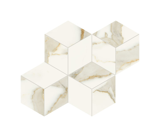 Scultorea | Tessere Esa Calacatta Oro Fino 30,5x30,8 | Ceramic tiles | Marca Corona