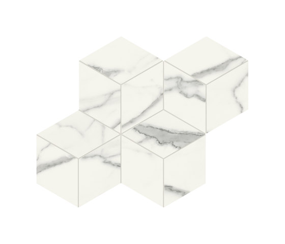 Scultorea | Tessere Esa Statuario Vena Argento 30,5x30,8 | Ceramic tiles | Marca Corona
