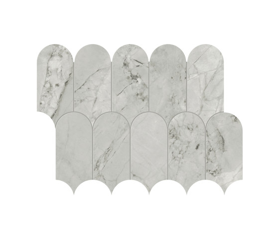 Scultorea | Tessere Arco Foam Grey 41,2x30,3 | Baldosas de cerámica | Marca Corona