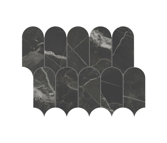 Scultorea | Tessere Arco Dark Diamond 41,2x30,3 | Keramik Fliesen | Marca Corona