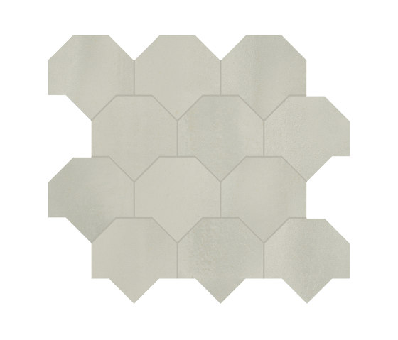 Vulcanica | Argento Tessere Scaglie 43,9x49,3 | Ceramic tiles | Marca Corona