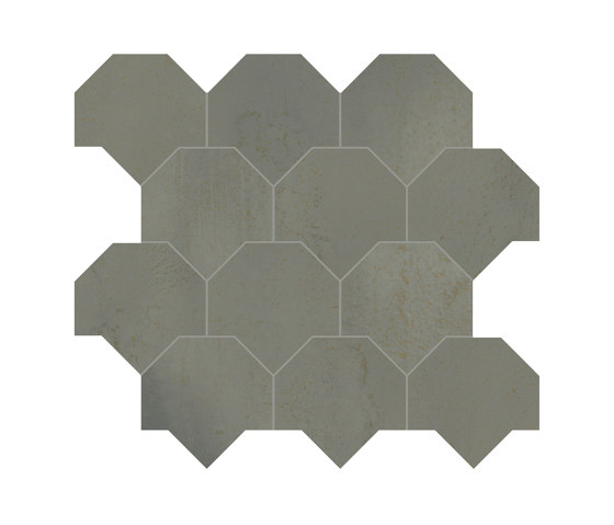 Vulcanica | Grafite Tessere Scaglie 43,9x49,3 | Ceramic tiles | Marca Corona
